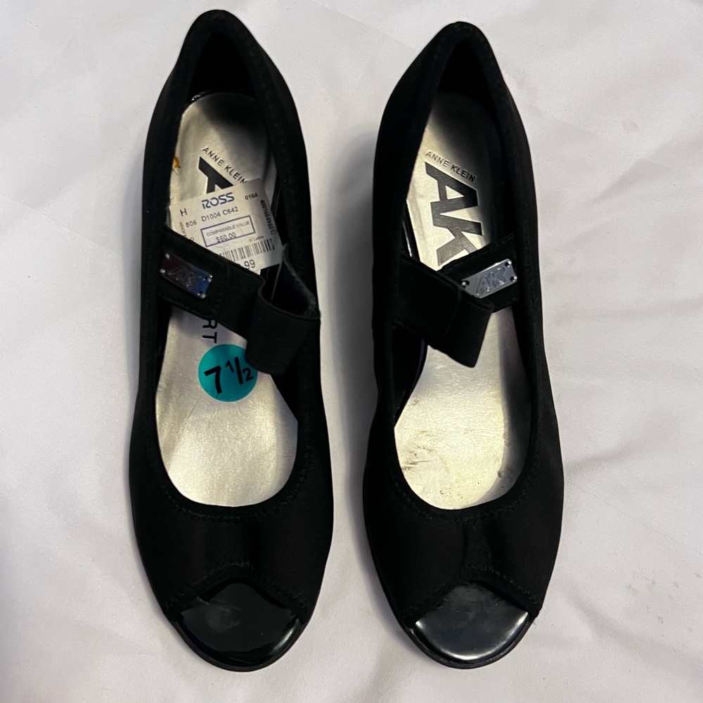 Anne Klein Sport Mary Jane open toe heels wedge